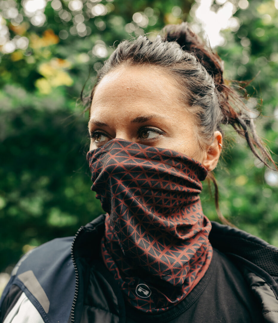 Richa Kinetic Încălzitor de gât Roșu/Negru Figura 2