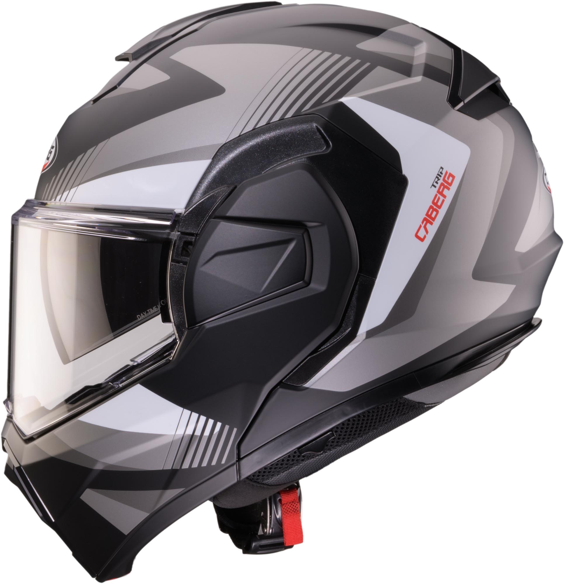 Caberg Trip Lunar Helm zwart matt/grijs/wit M (57/58) Figuur 2