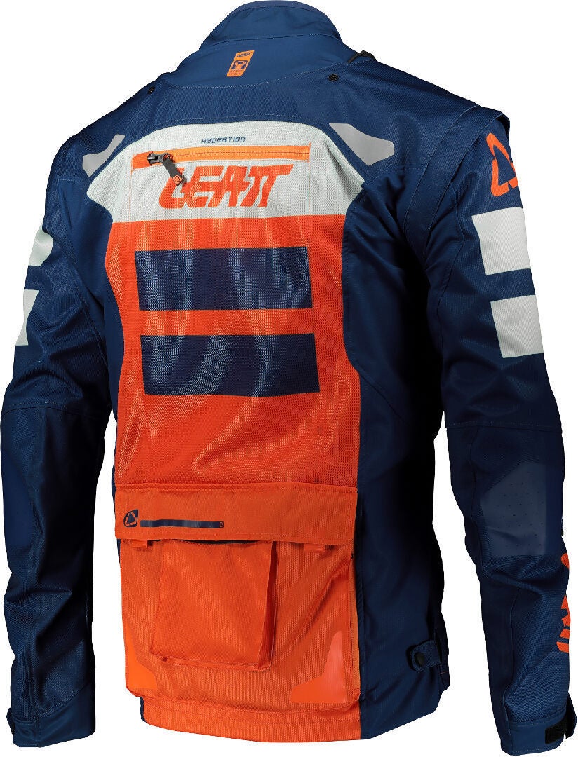 Leatt Moto 4.5 X-Flow Motocross Jacket blue/orange M Figure 4