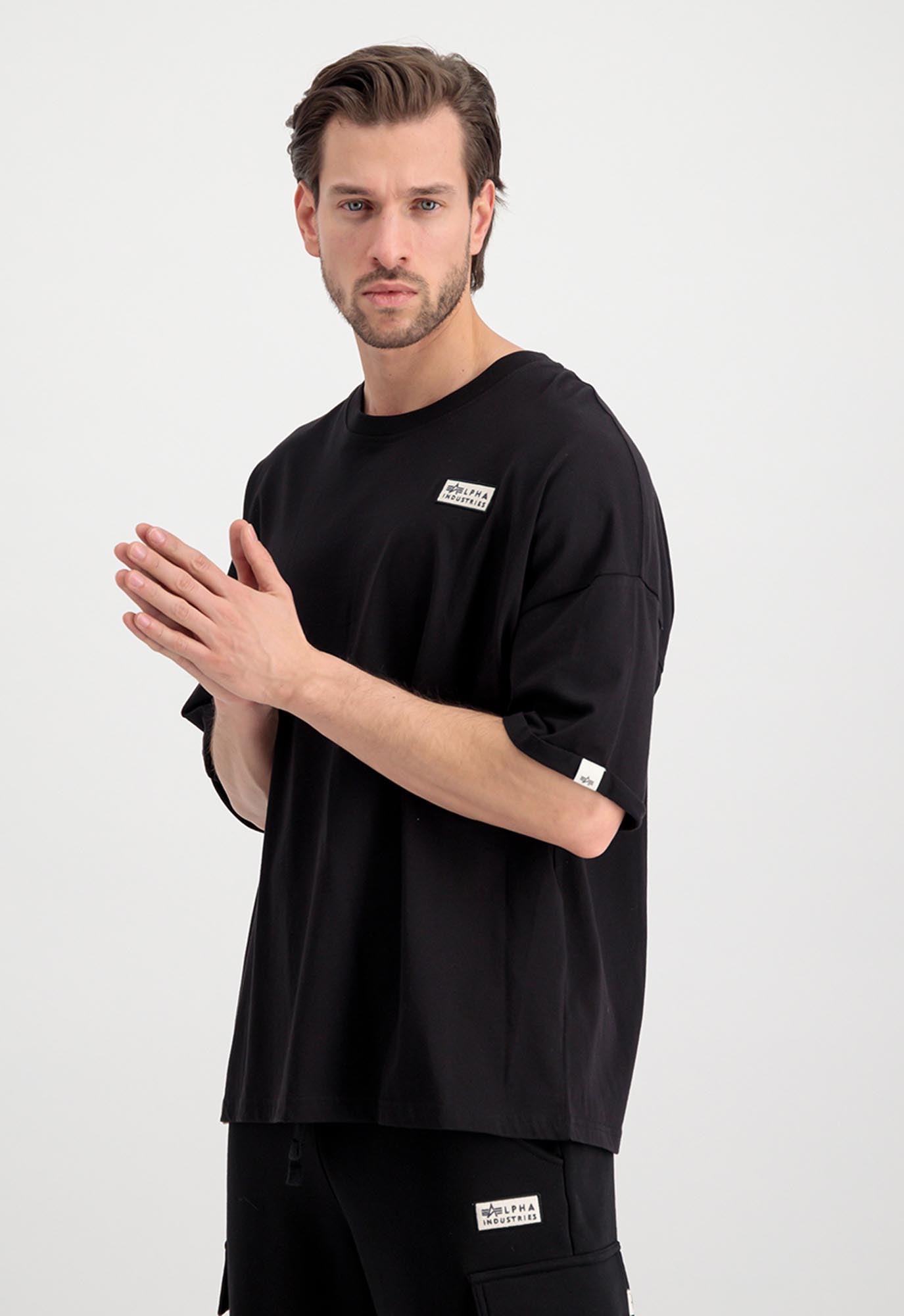 Alpha Industries Organics OS Roll-Up T Κοντομάνικη μπλούζα Μαύρο L Γράφημα 5