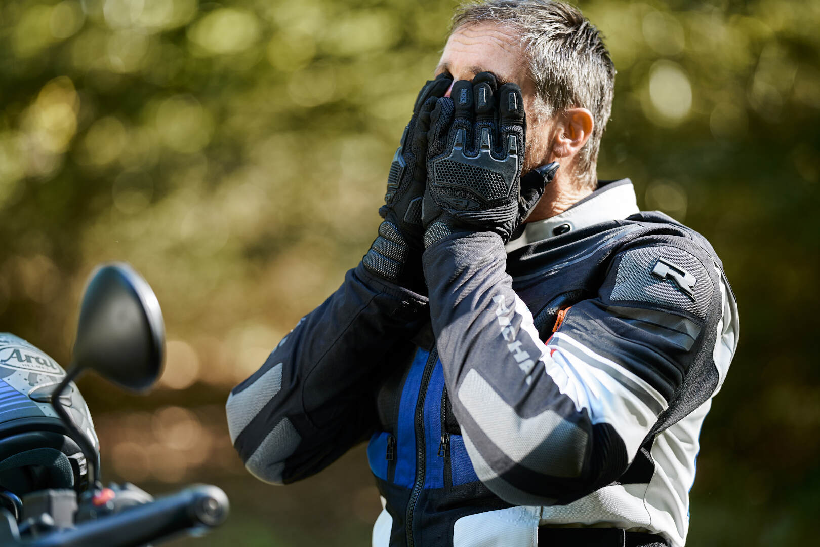 Side view of Richa Bogota Motorcycle Gloves