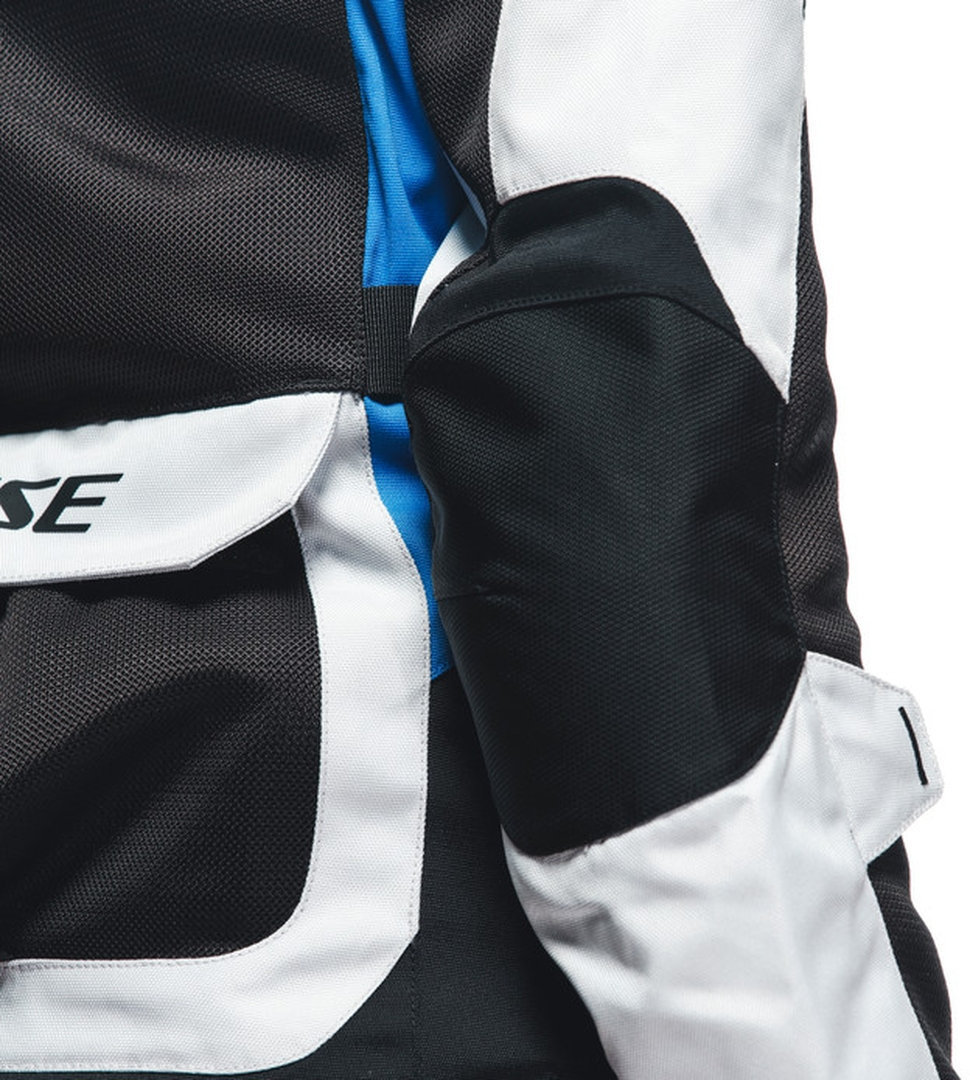 Dainese Desert Tex Damer Motorcykel Tekstiljakke sort/blå 52 Figur 10
