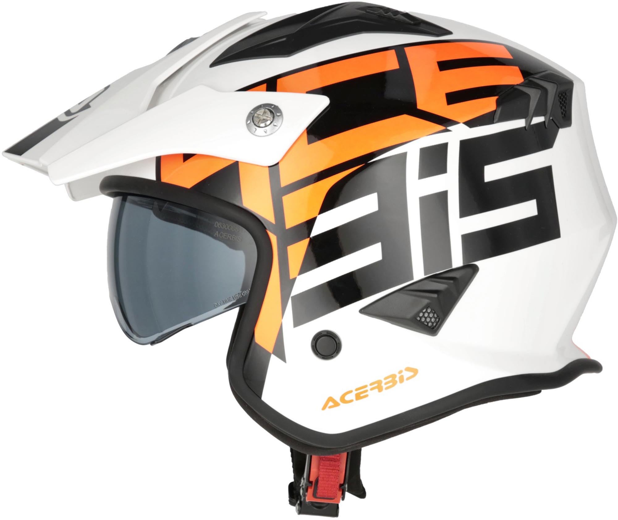 Acerbis Aria Sport Jethelm weiß/orange L (59) Abbildung 3