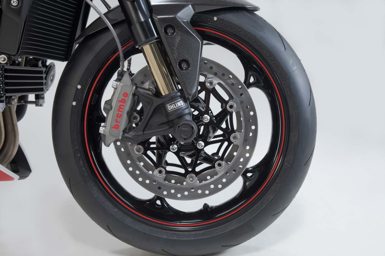 Set SW-Motech Slider pentru puntea față - Negru. Modele Triumph, Yamaha, Royal Enfield. Figura 2