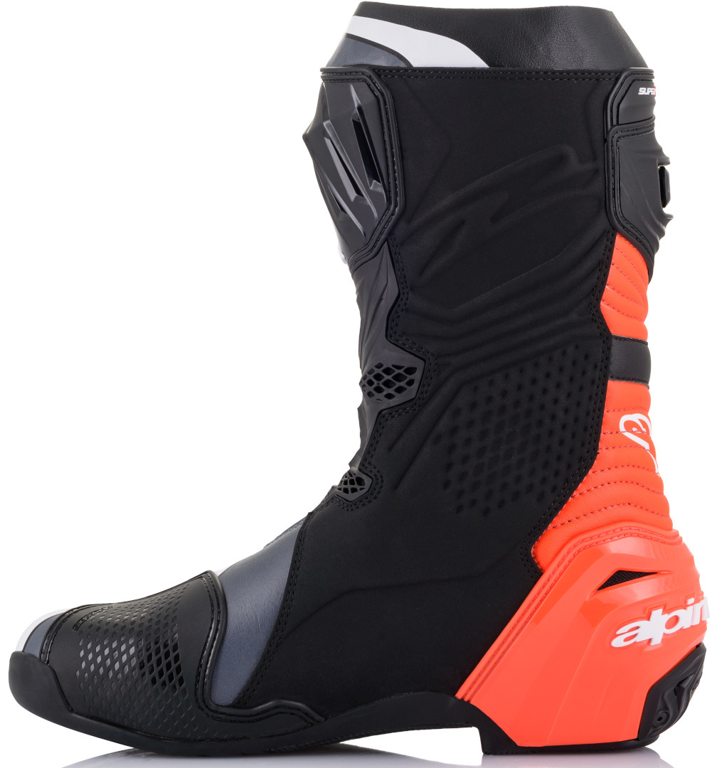 Alpinestars Supertech R Motorcycle Boots black/grey/red 48 Figure 6