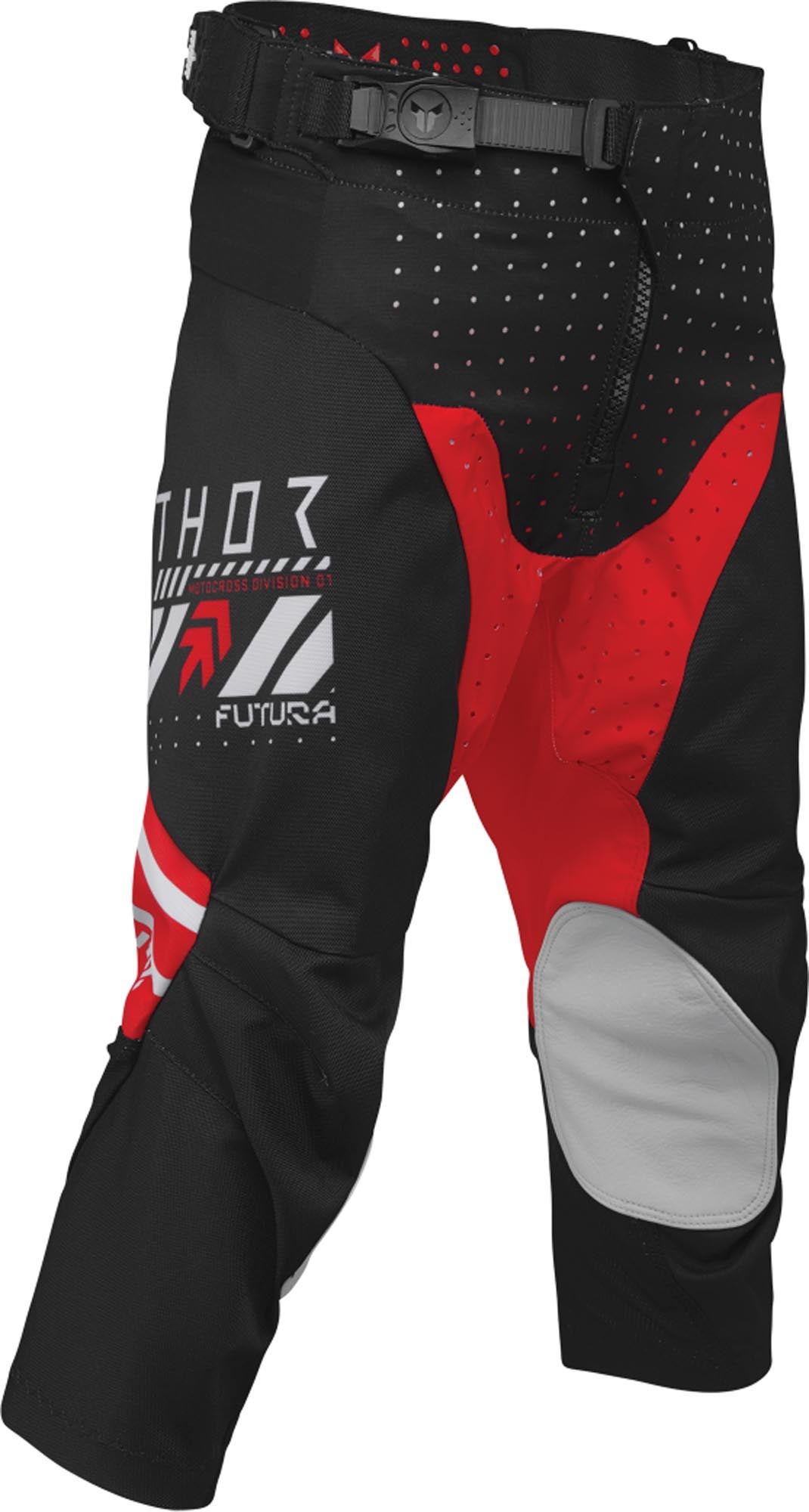 Thor Launchmode Futura Motokrosové kalhoty pro mládež Černá/červená 22 Obrázek 1