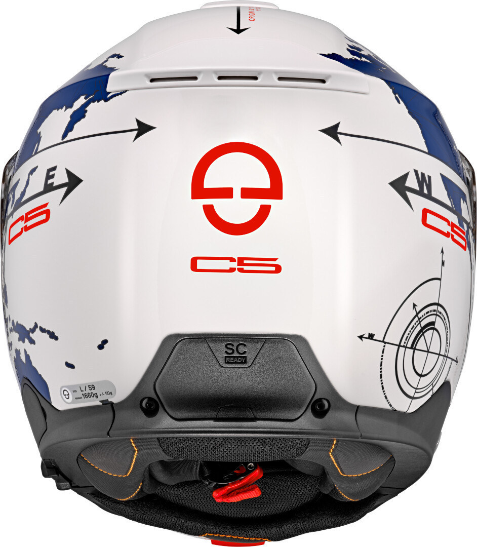 Schuberth C5 Globe 冑 藍白 S（55） 圖7