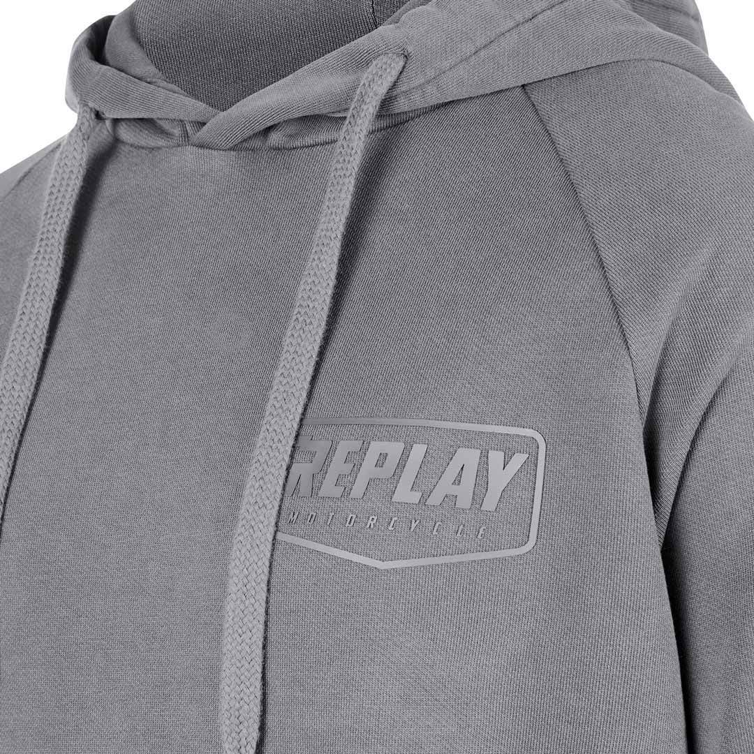 Replay Classic Capuz Cinza claro XL Figura 4