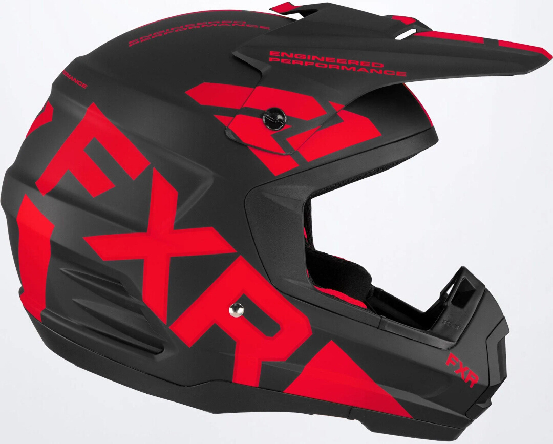 FXR Torque Team Snescooterhjelm sort/rød S (55/56) Figur 4