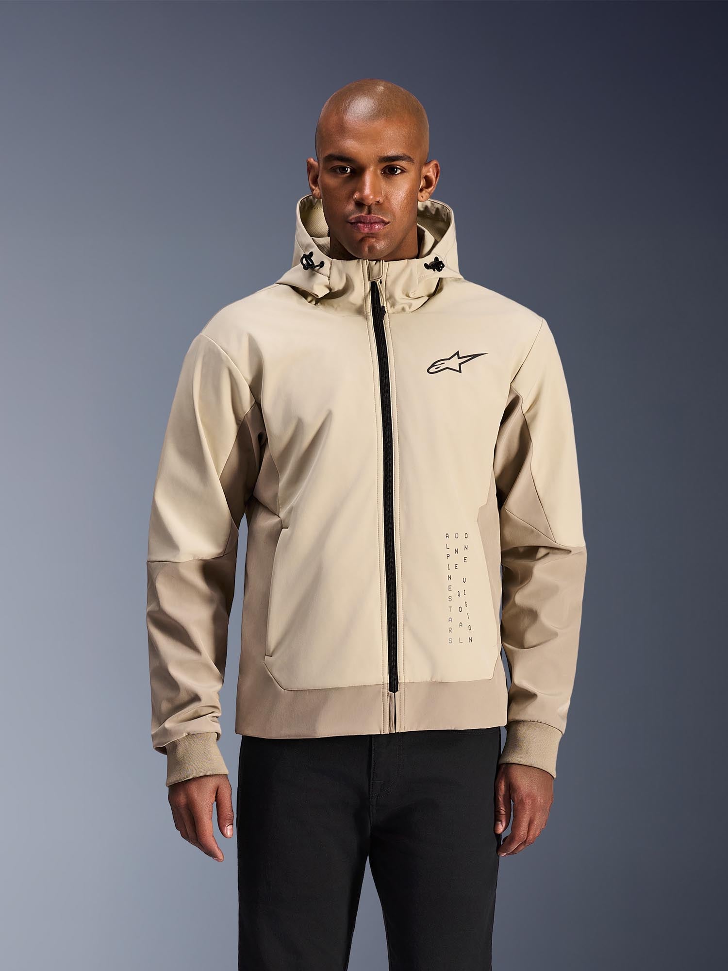 Side view of Alpinestars Radium Tech Motorcycle Zip Hoodie