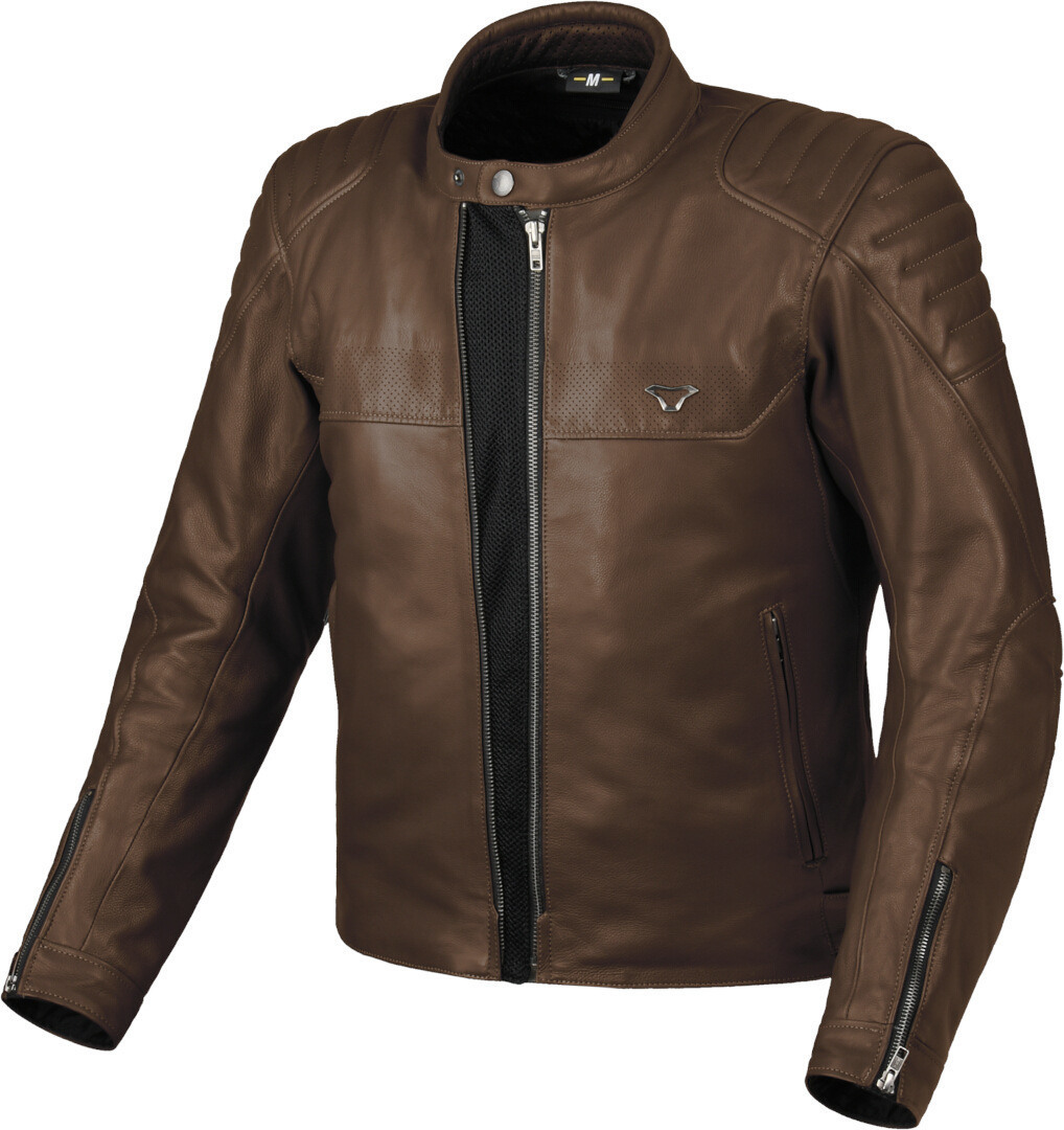 Macna Lance 2.0 perforated Motorcycle Leather Jacket brown 50 Figure 2