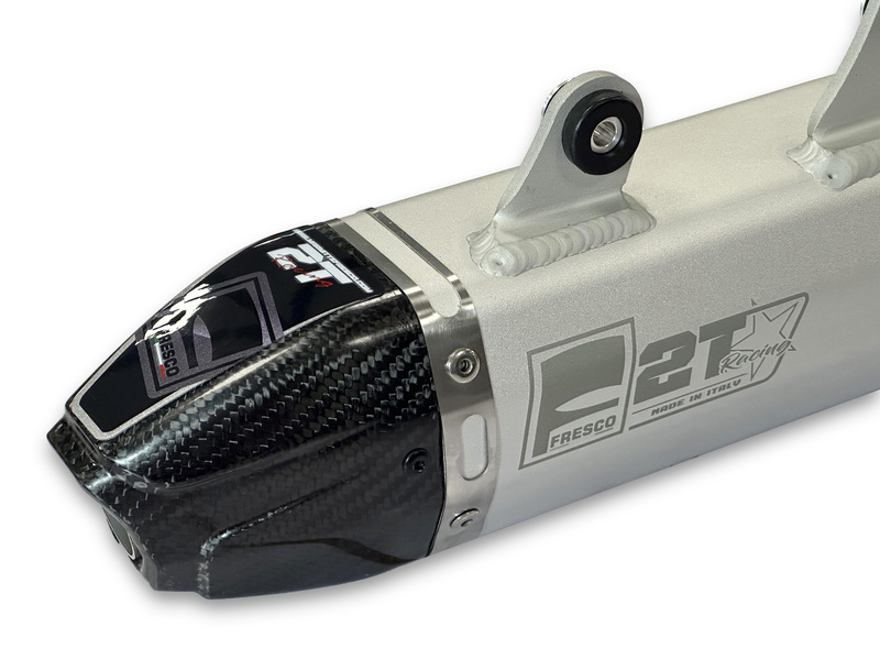 Fresco Carby Muffler White Aluminium/Carbon End Cap Figure 6