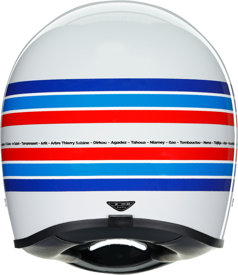AGV Legends X101 Dakar 87 Casco bianco/rosso/blu M (57/58) Figura 5