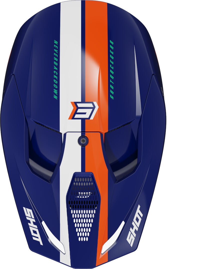 Shot Race Iron Casco da motocross blu/arancione L (59/60) Figura 3