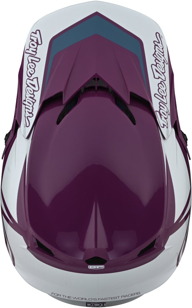 Troy Lee Designs GP Overload Motorcross helm paars/wit M Figuur 2