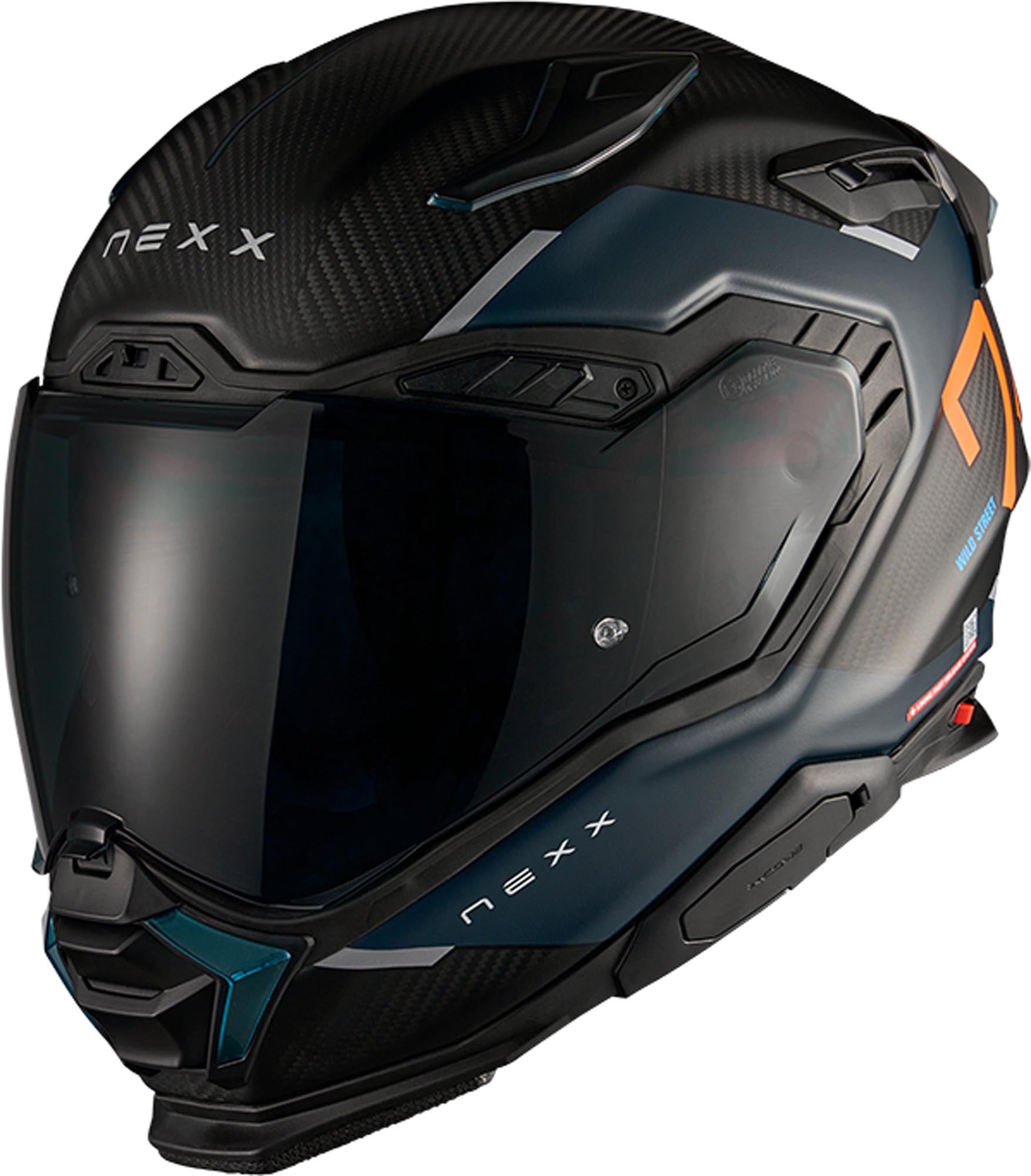 Nexx X.WST3 Manga Carbon Casque noir/bleu/orange XXXL (65/66) Figure 1