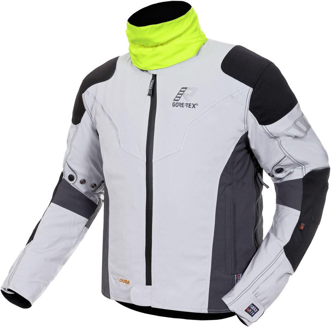 Rukka Elas Chaqueta textil para motocicletas blanco/negro/amarillo 60 Figura 1