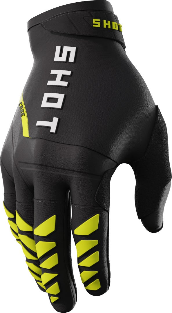 Shot Core Motocross Handsker sort/neon 7 Figur 1
