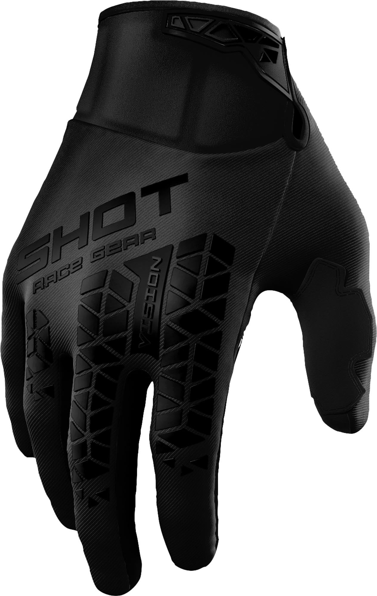 Shot Vision Tech Motocross-käsineet musta 9 Kuva 1