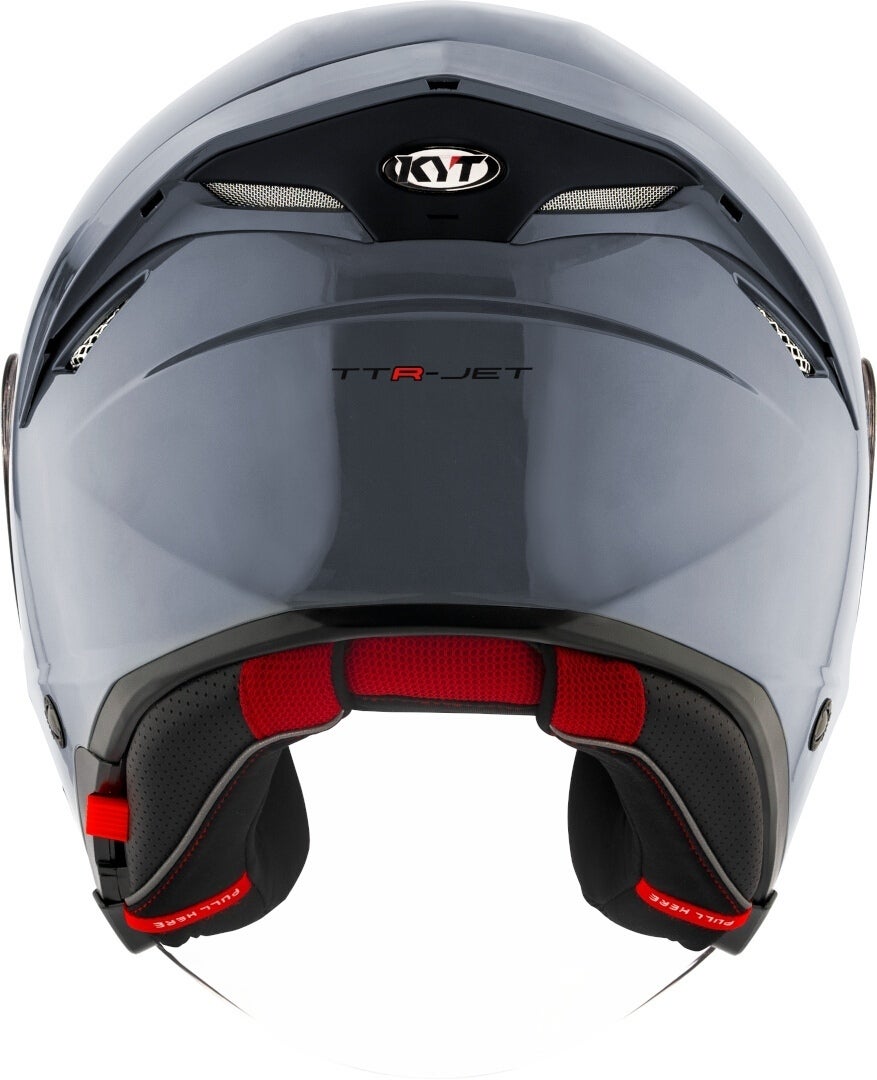 KYT TTR-Jet Plain Jethelm grau L (59) Abbildung 6