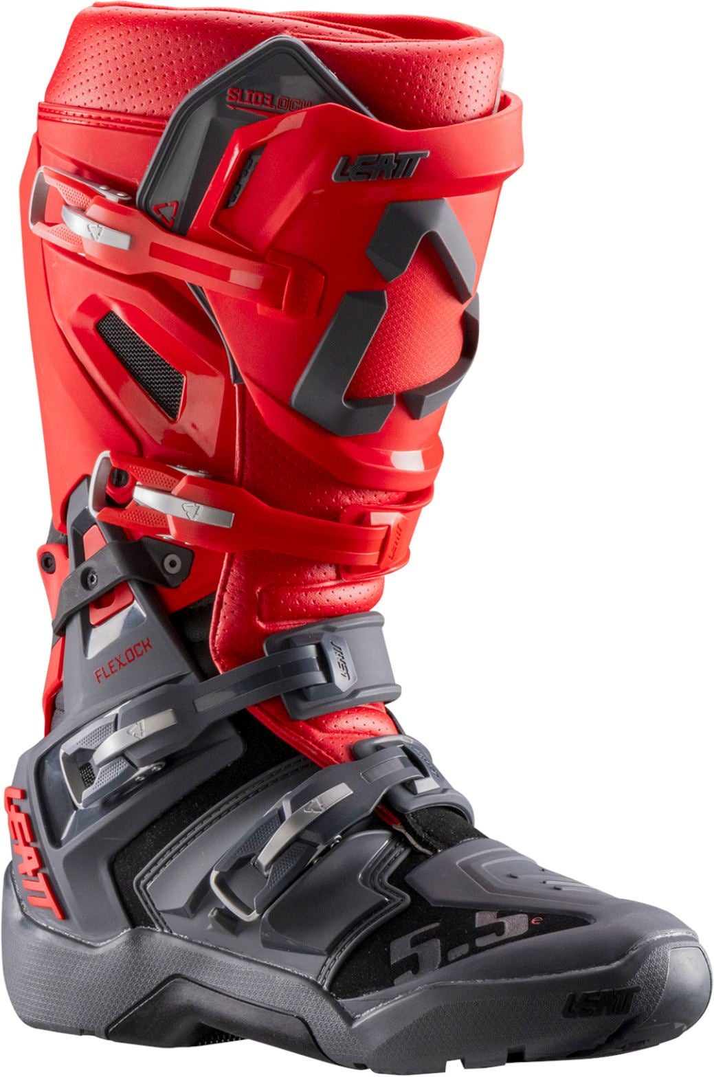 Leatt Moto 5.5 Flexlock Enduro Motocross Stiefel rot 42 Abbildung 1