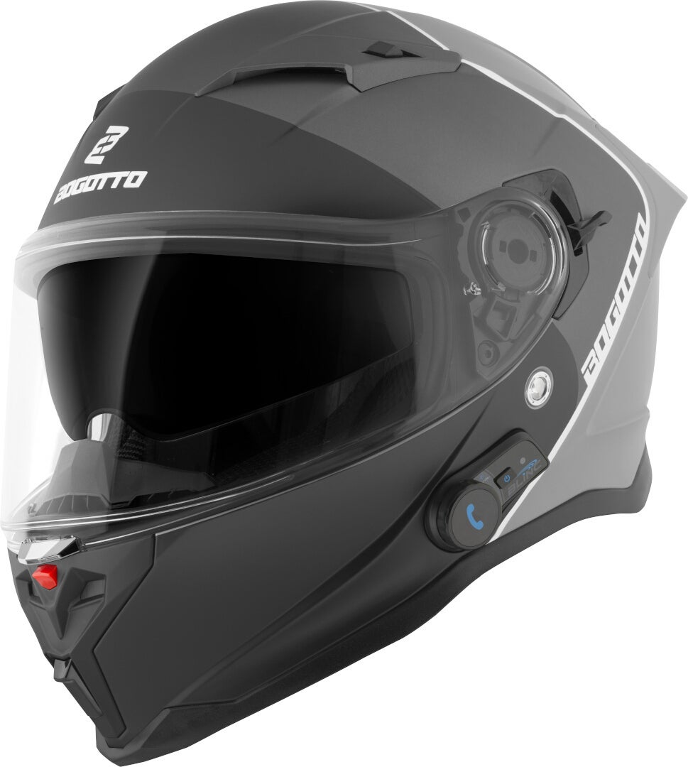Side view of Bogotto H153 BT SPN Bluetooth Helmet