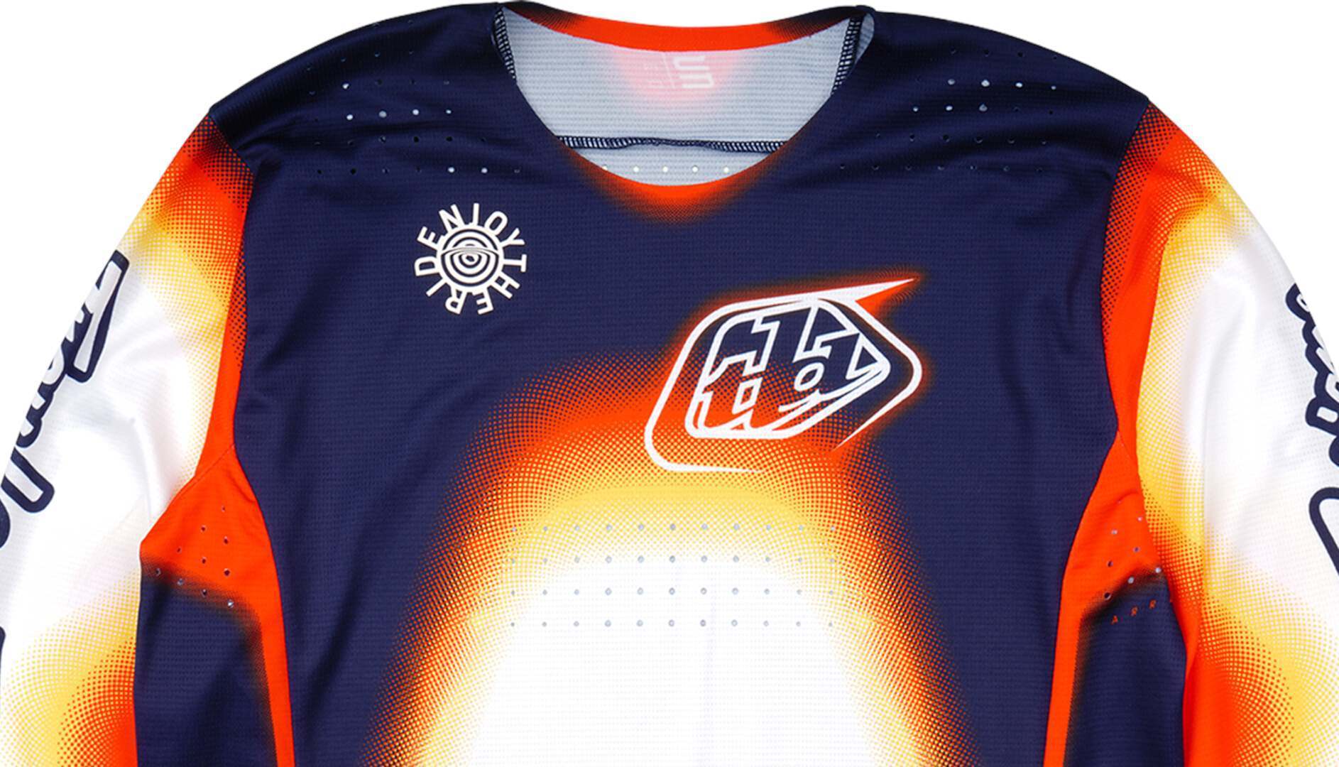 Troy Lee Designs SE Pro Array Tricou de motocross pentru tineret Albastru/Alb/Roșu XL Figura 6