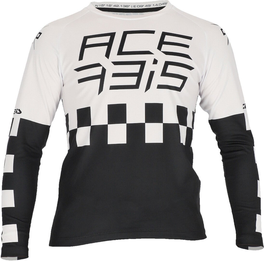 Acerbis MX J-Kid Dětské motokrosové dresy bílá/černá XXL Obrázek 1