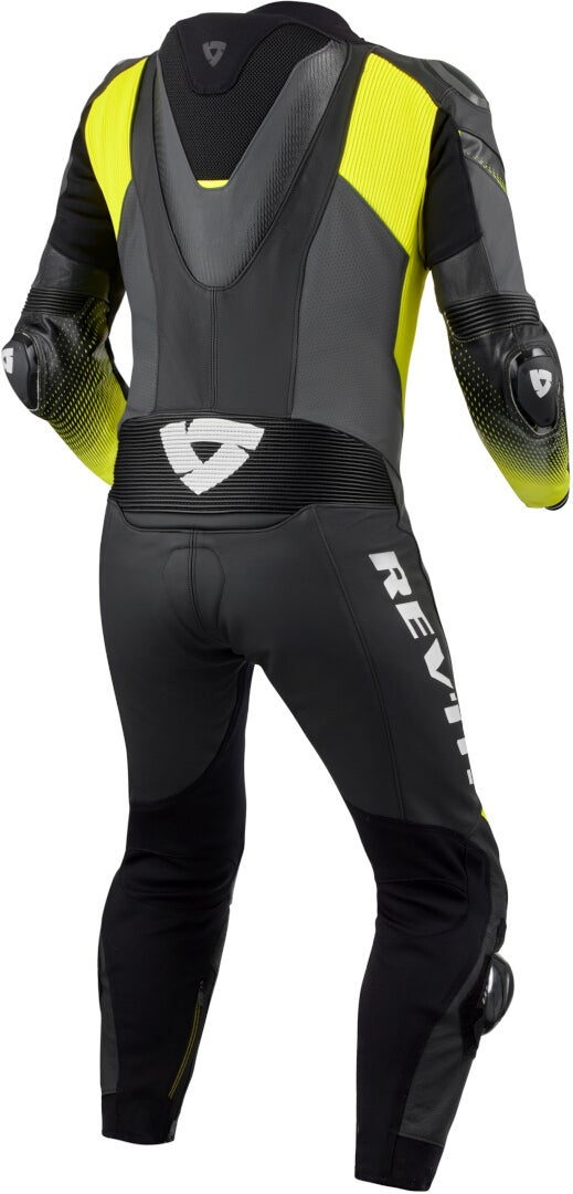 Revit Control One Piece Motorcycle Leather Suit black/yellow 48 Figure 2