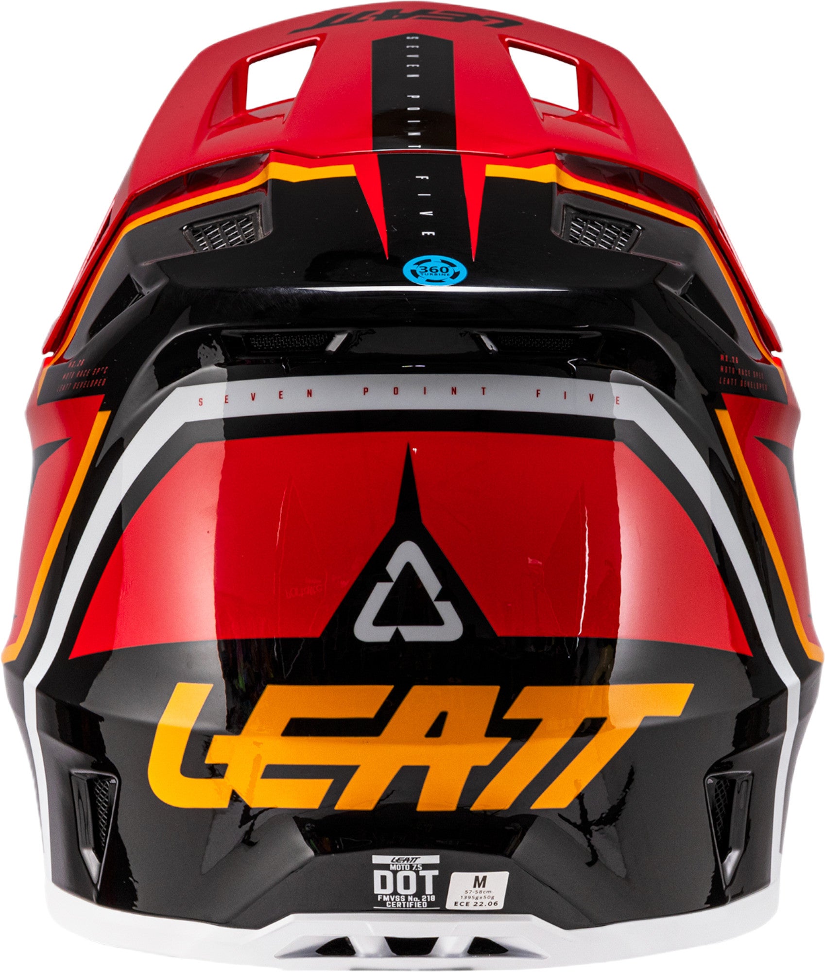Side view of Leatt 7.5 V26 Motocross Helmet with Goggles