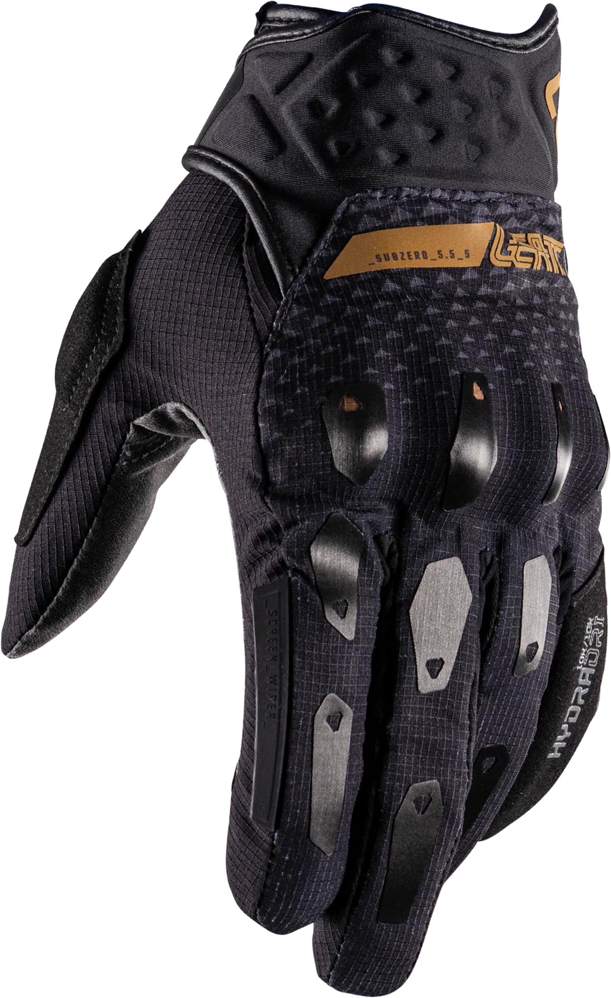 Leatt ADV SubZero 5.5 Short Motorrad Handschuhe grau/schwarz S Abbildung 2