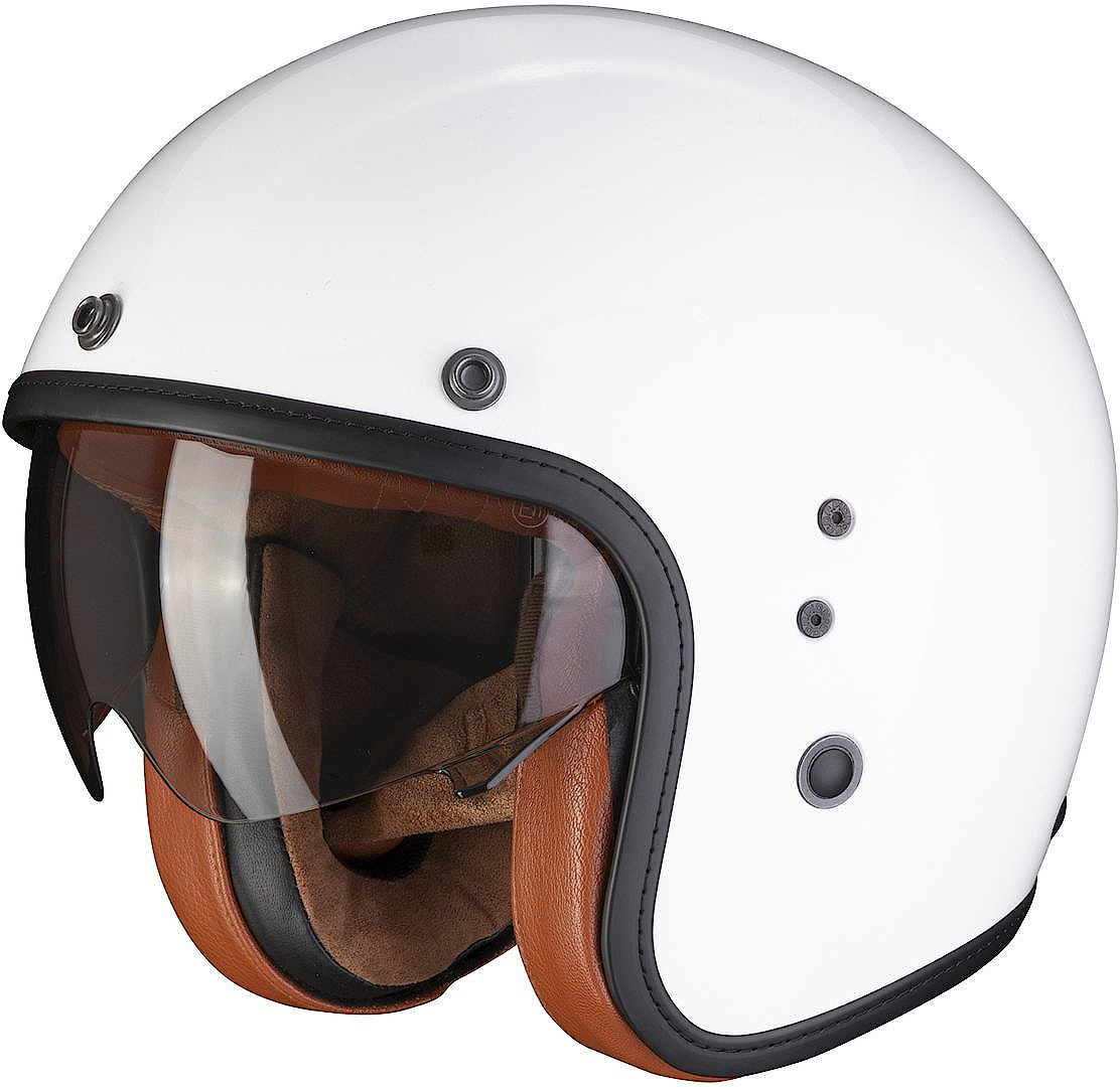 Scorpion Belfast Evo Luxe Jethelm weiß L (58/59) Abbildung 1