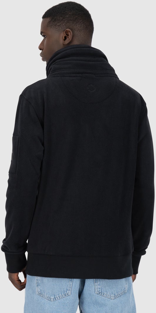 Alife And Kickin EliasAK F Fleece Zip Sweatshirt Zip Sweatshirt black M Figure 4