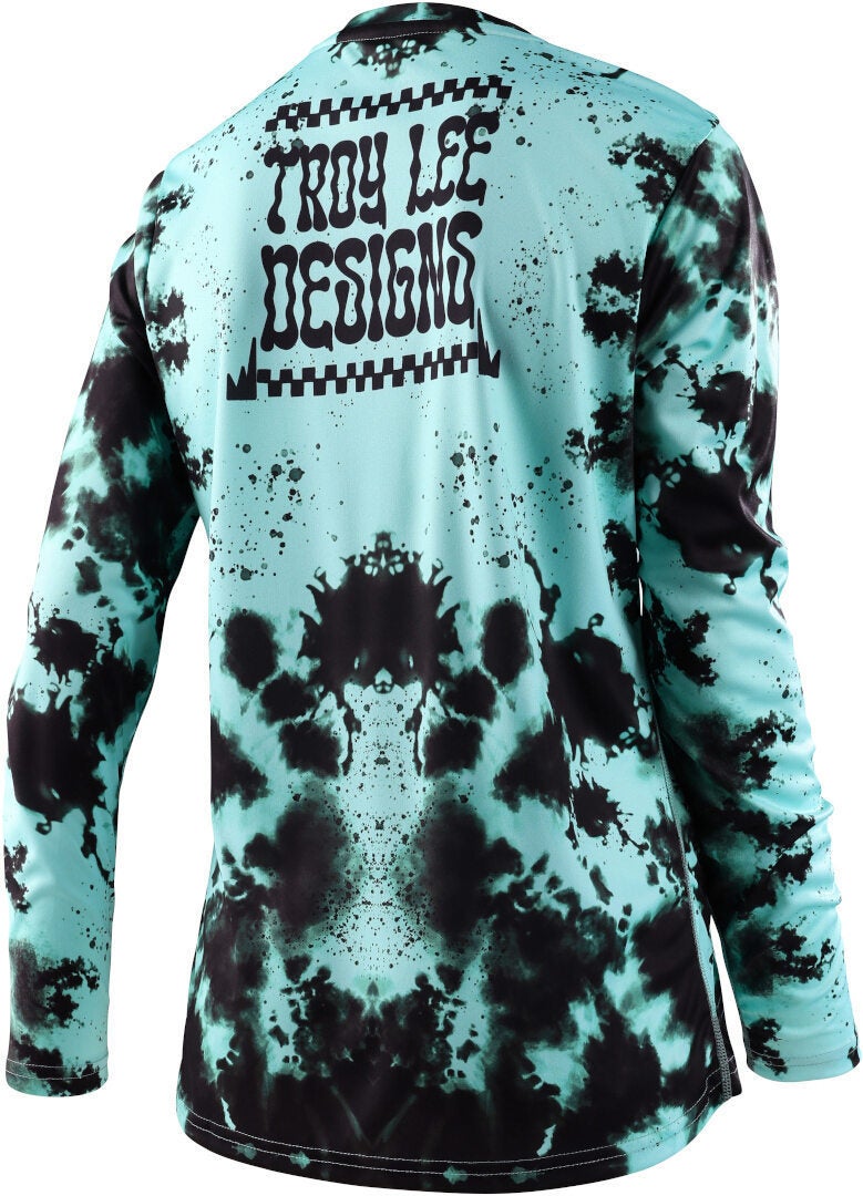 Troy Lee Designs Lilium Micayla Gatto Ladies Cykeltrøje turkis M Figur 2