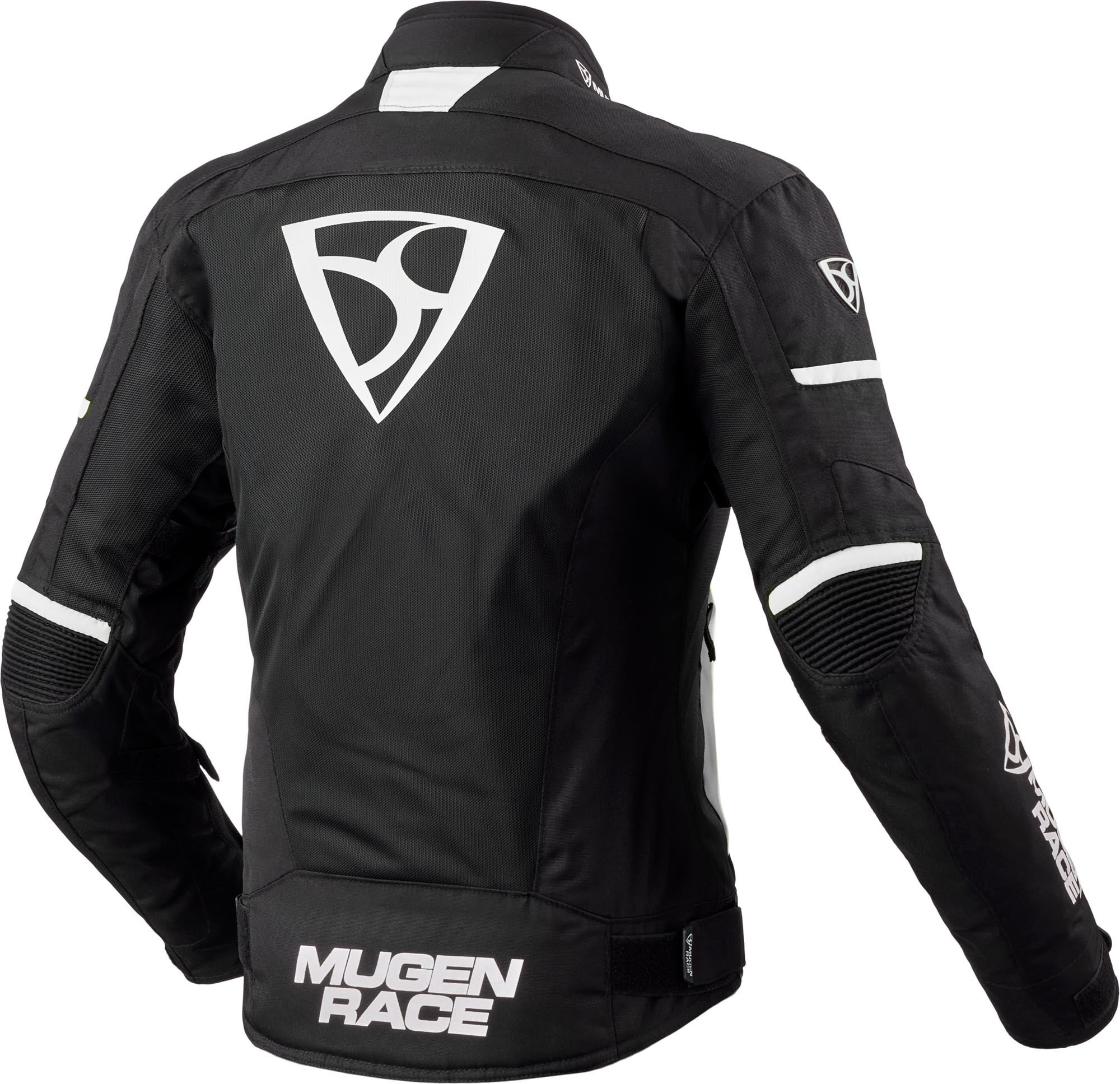 MUGENRACE Fuggire-A imperméable dames moto textile veste Noir/Blanc M Figure 2