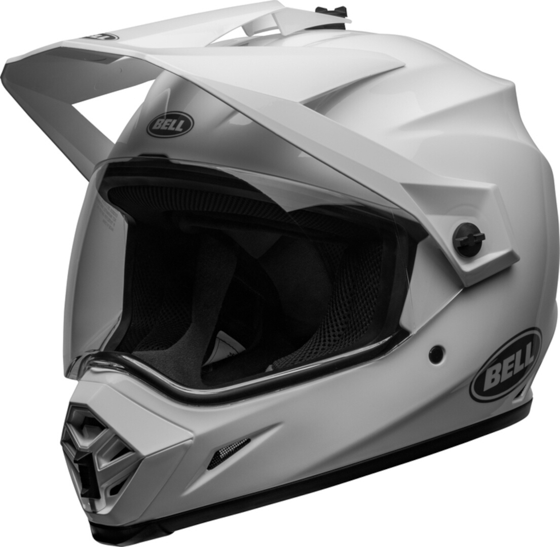 Bell MX-9 Adventure MIPS Solid Motocross Helm weiß XL (61/62) Abbildung 1