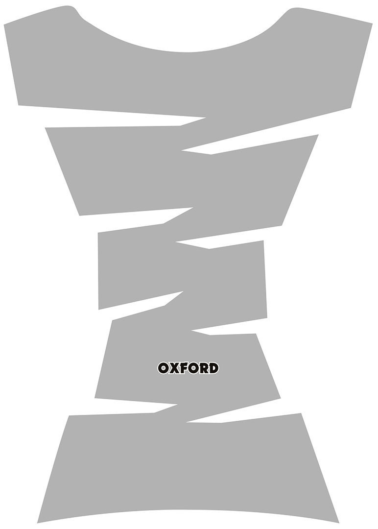 Oxford Jagged 탱크 패드 은색 그림 1