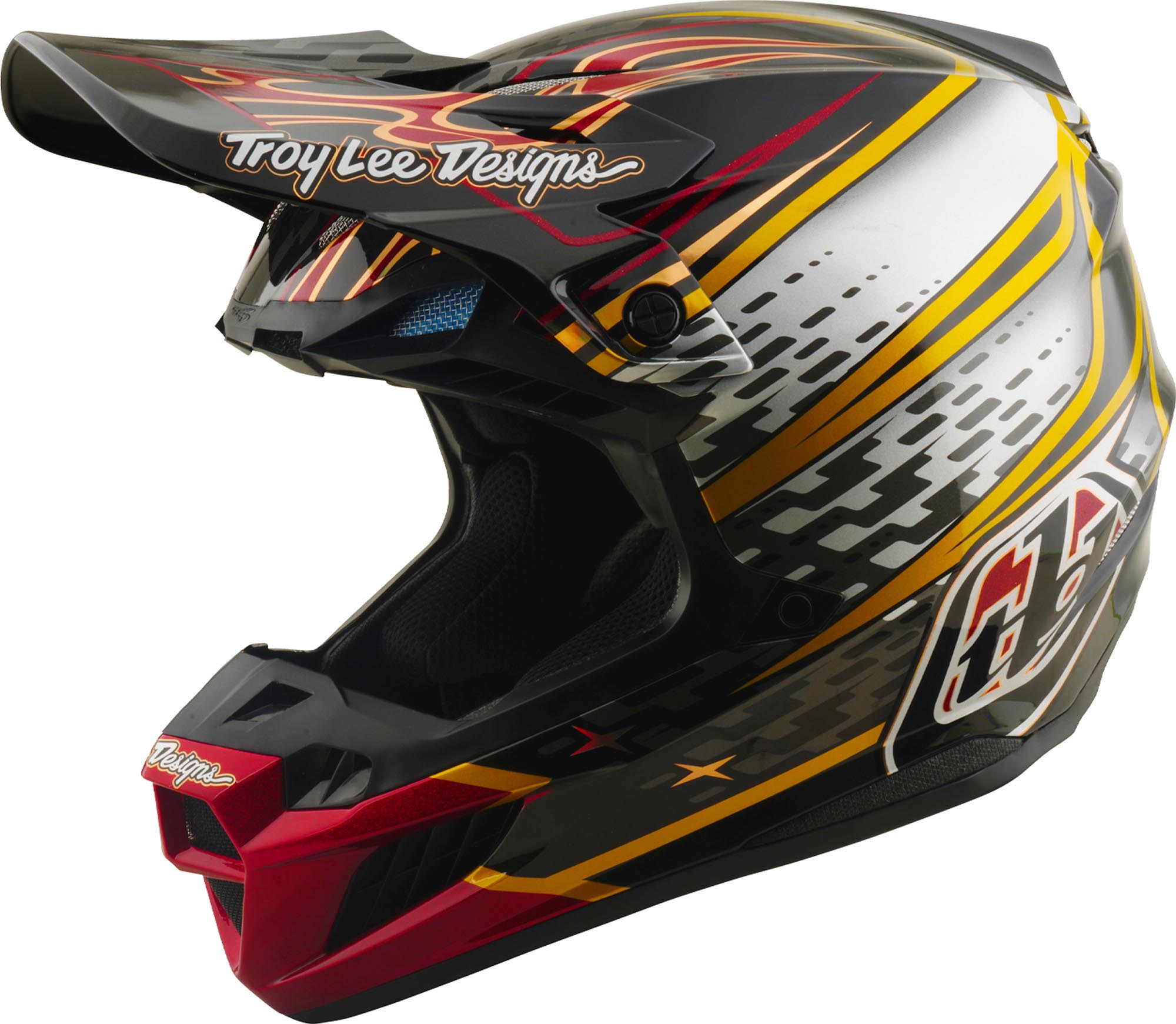 Troy Lee Designs SE5 Composite MIPS Wings Motocross Helmet-image-919311906