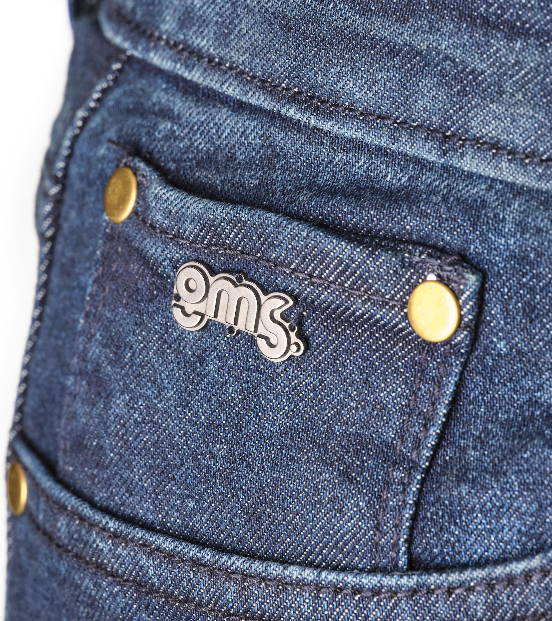 GMS Atlanta Slim Motorcycle Jeans dark blue 32/34 Figure 4