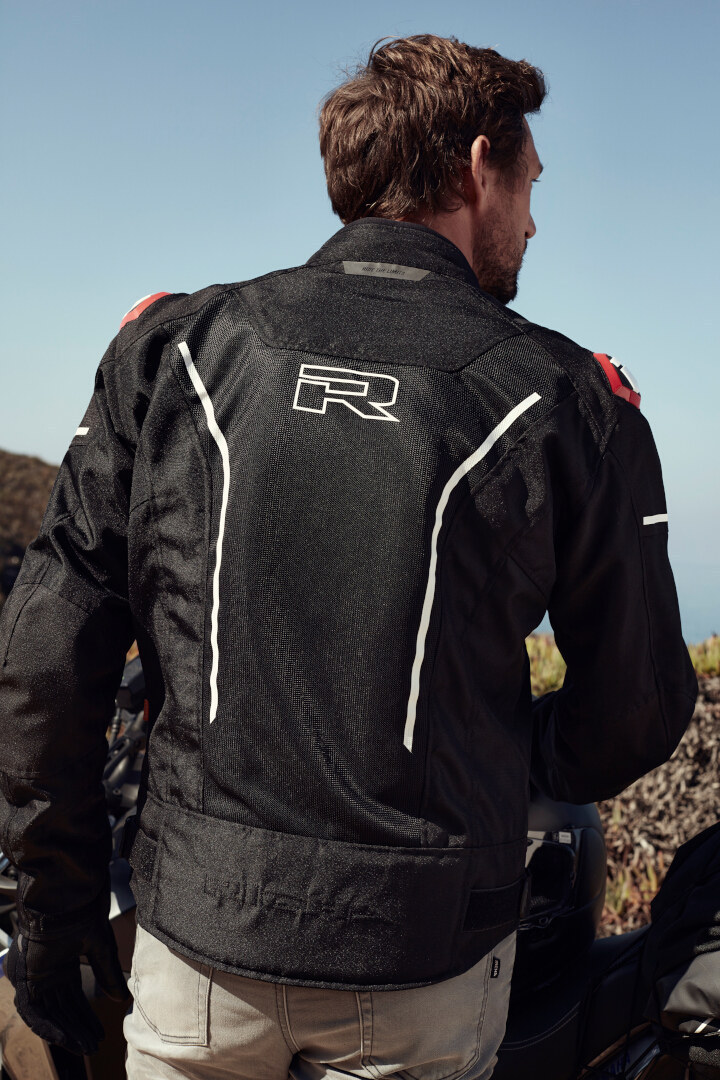 Richa Vendetta Mesh Motorcycle Textile Jacket black/white/red L Figure 6