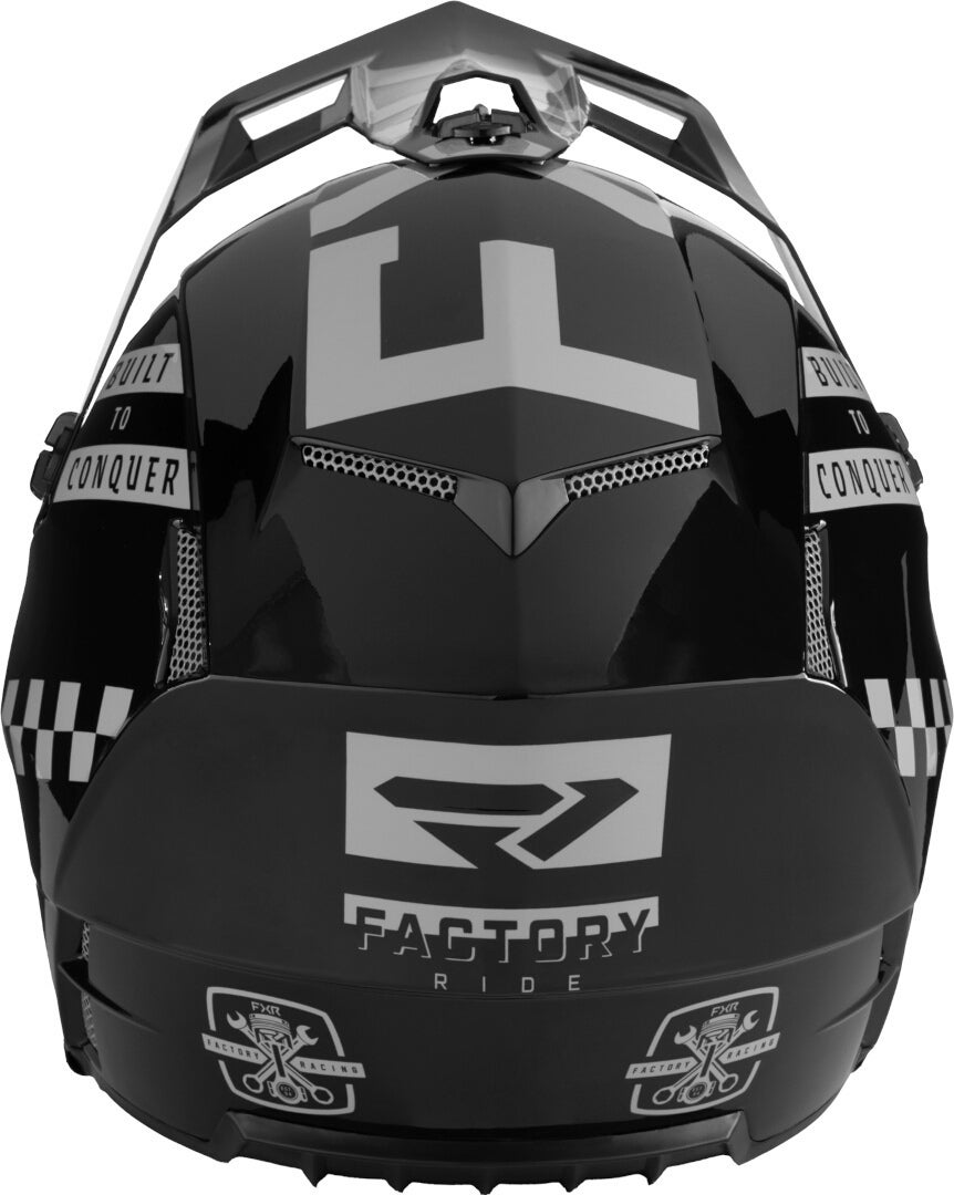 FXR Clutch Gladiator 2024 Motocross hjelm sort/grå XXXL (64/65) Figur 5