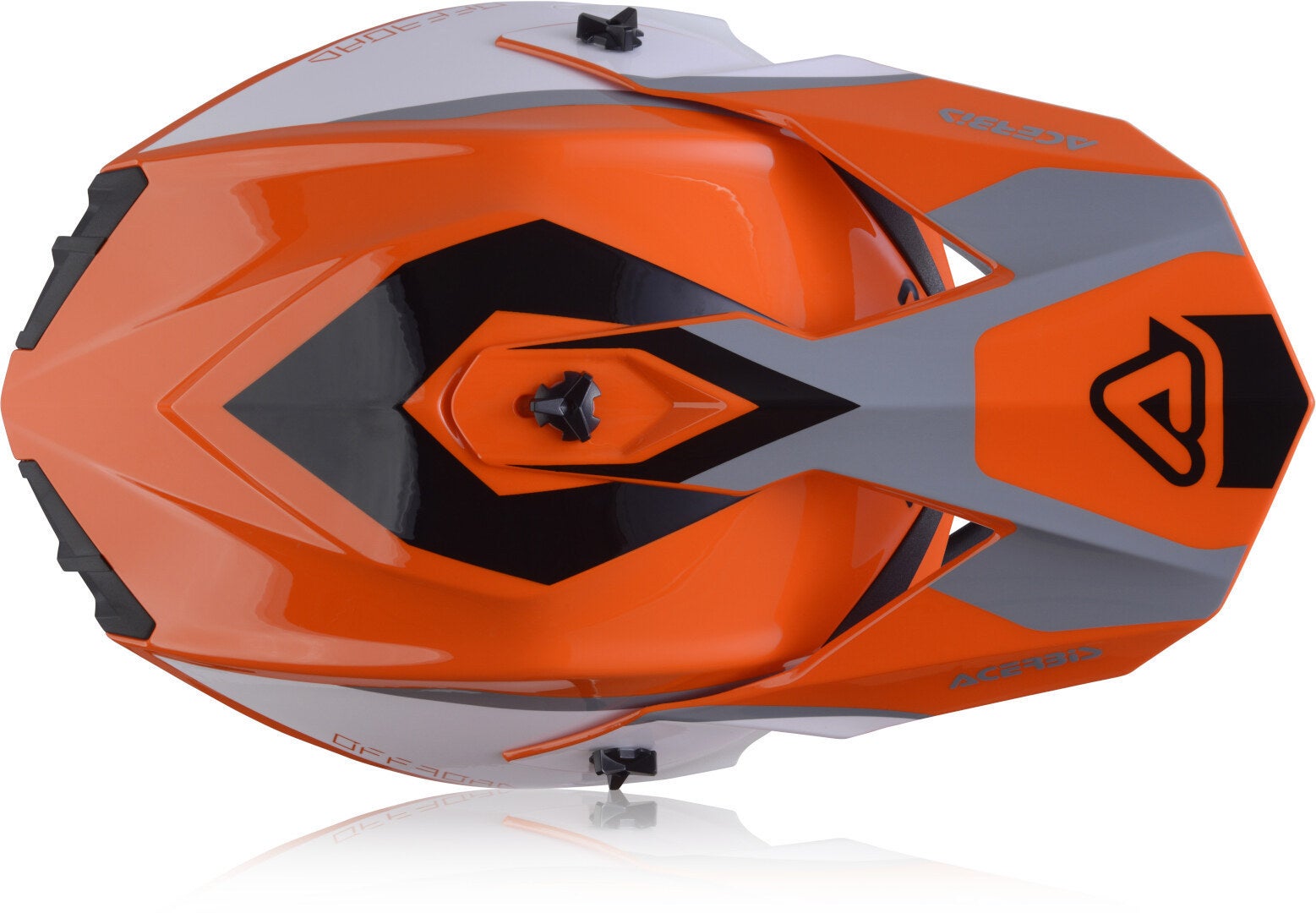 Acerbis Linear Motorcross helm oranje/wit M (57/58) Figuur 2