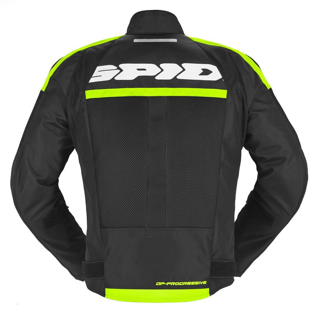 Spidi Progressive Net H2Out Motorcycle Textile Jacket neon yellow XL Figure 2
