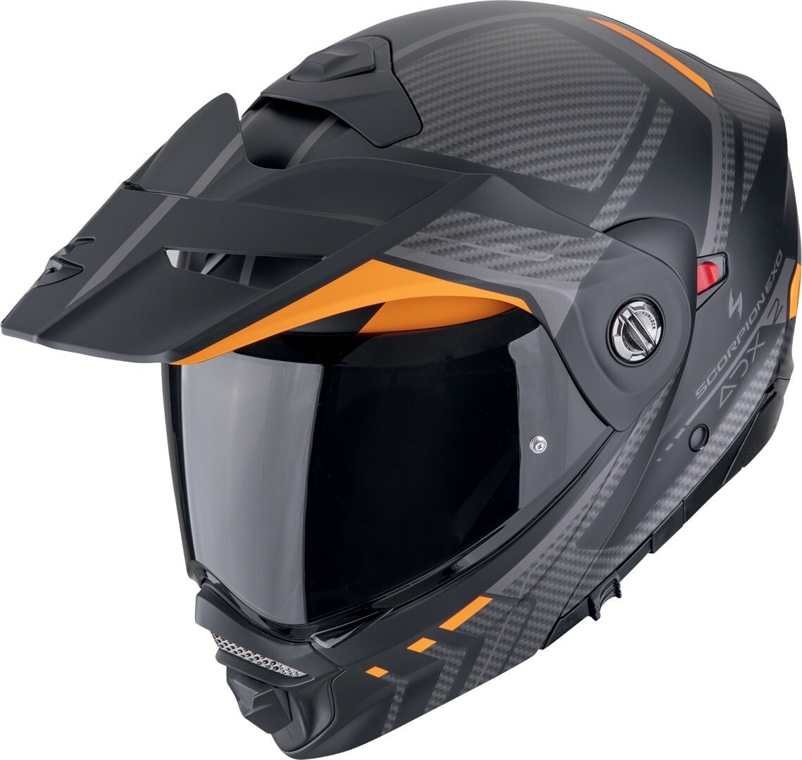 Scorpion ADX-2 Lewis Helm Zwarte mat/oranje M (57/58) Figuur 1