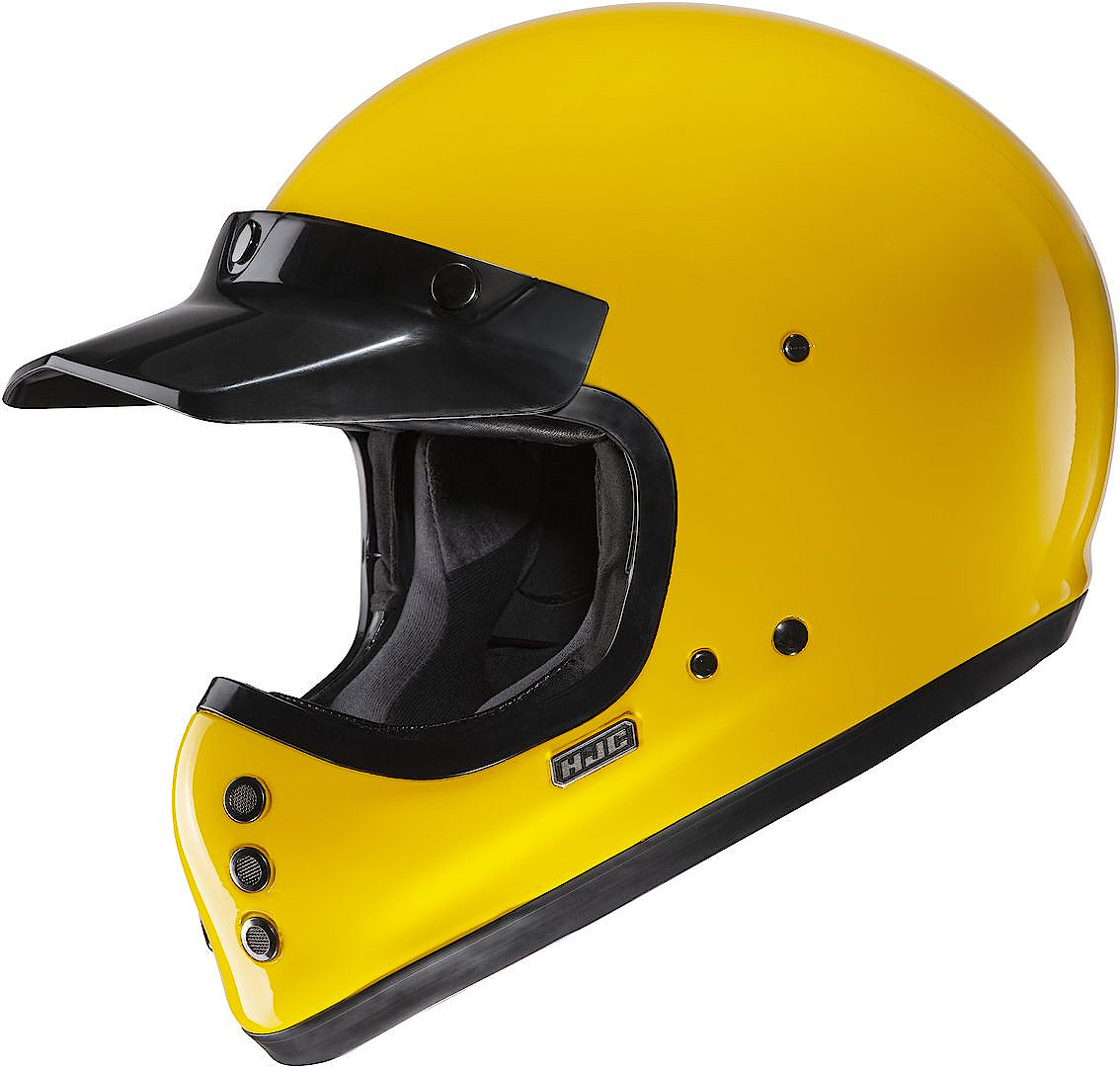 HJC V60 Solid Deep Capacete amarelo S (55/56) Figura 3
