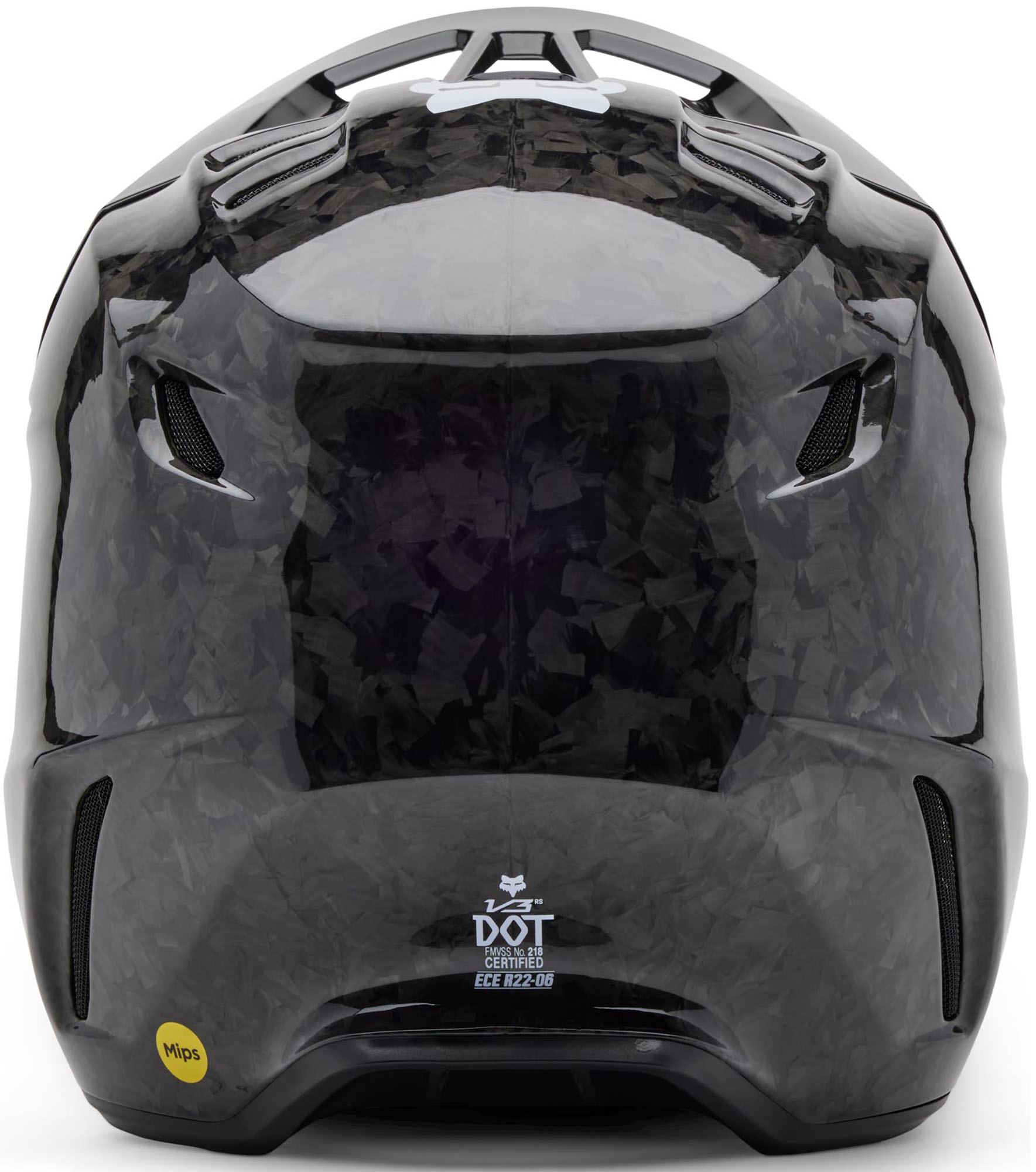 FOX V3 RS Carbon Solid MIPS Motokrosová přilba černá L (59/60) Obrázek 5