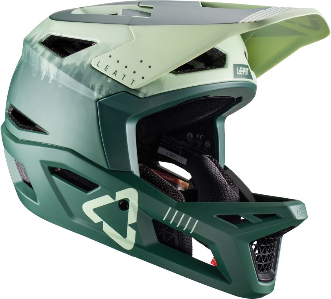 Leatt MTB Gravity 4.0 Green Downhill-Helm S (55/56) Abbildung 4