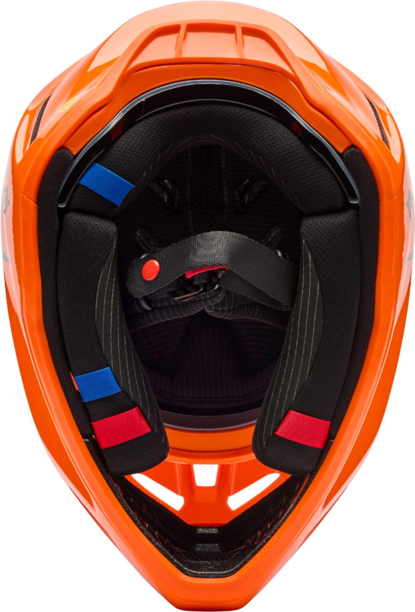 Side view of FOX V3 RS Fracture Carbon Motocross Helmet