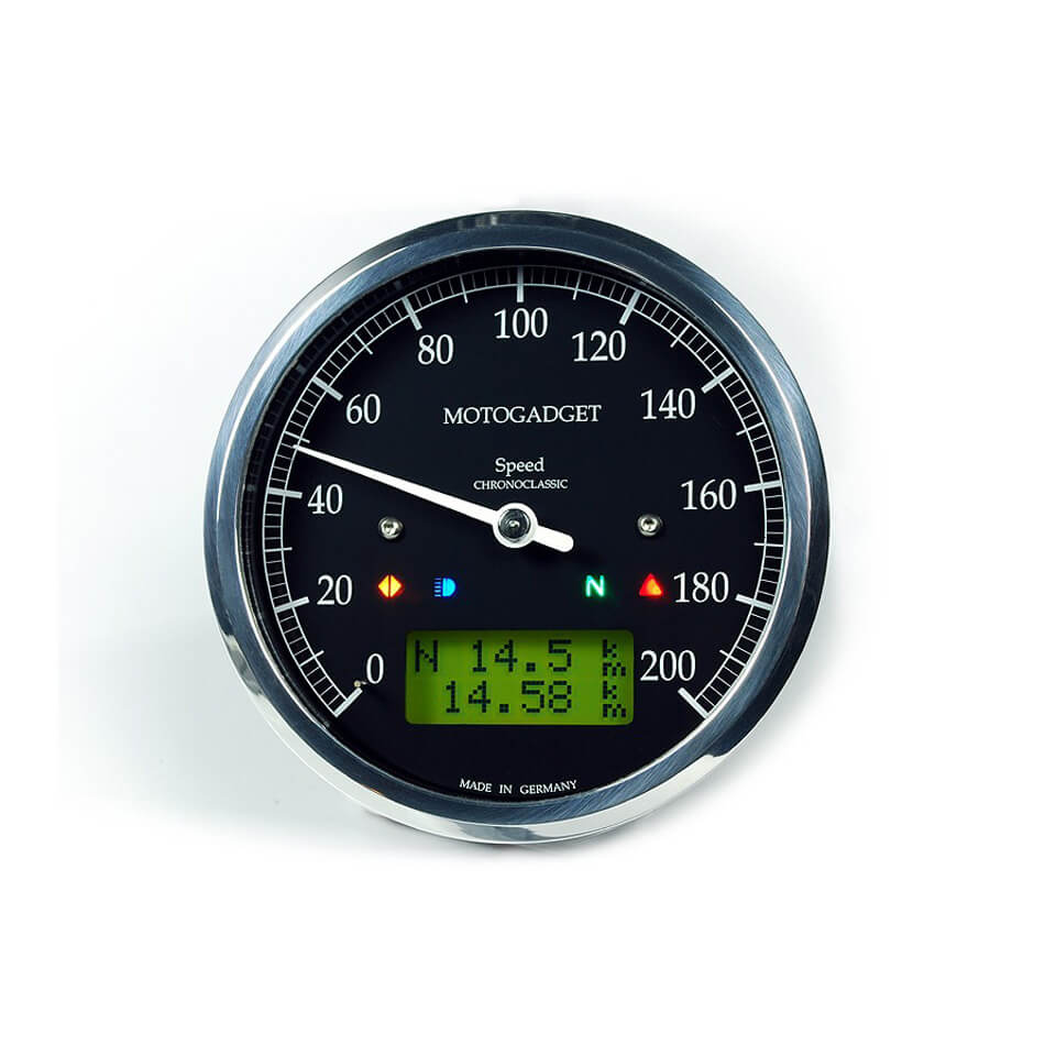motogadget Tacho Chronoclassic Speedo, schwarz Artigo principal Figura 1