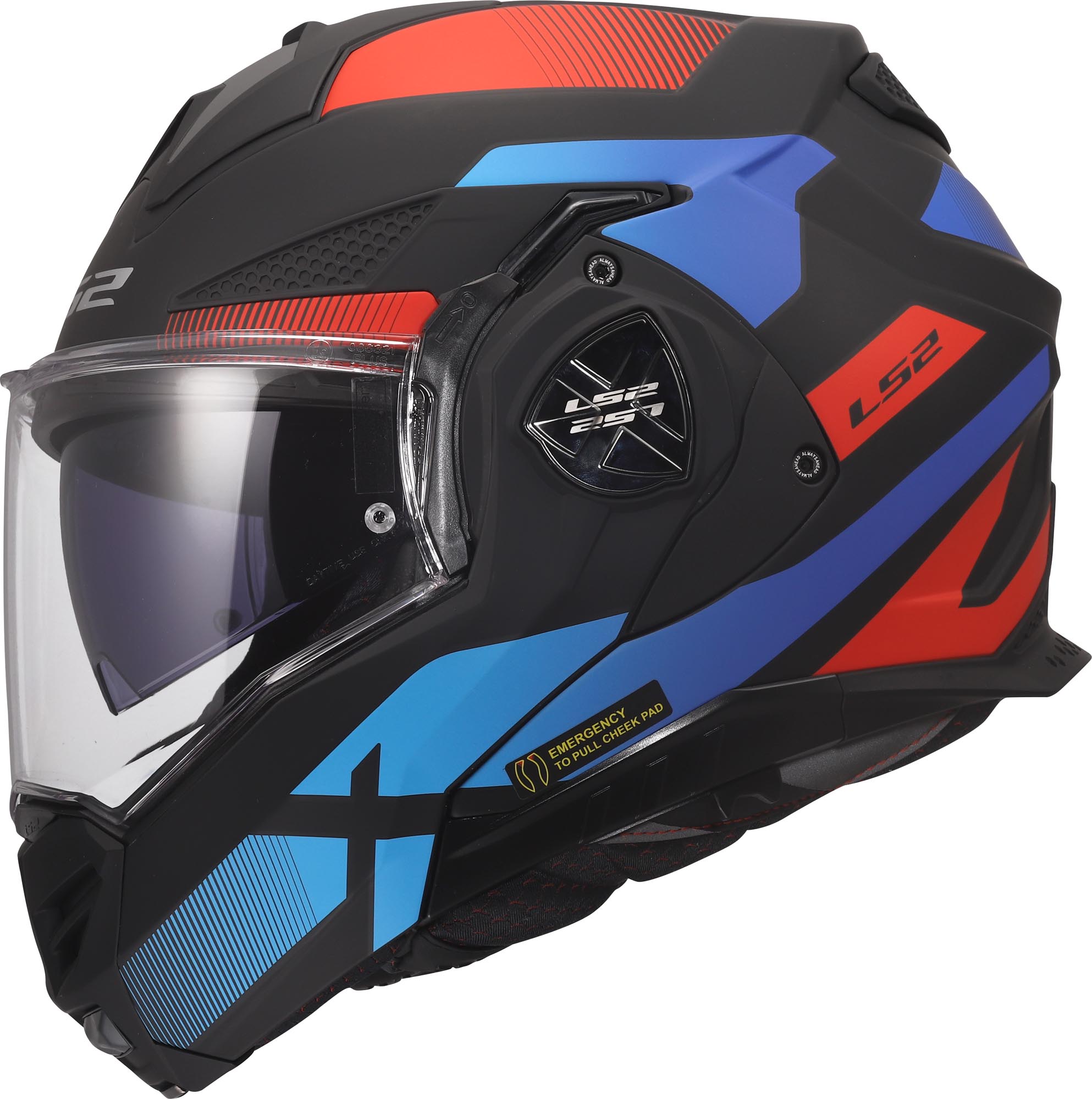 LS2 FF901 Advant X Nova Klapphelm schwarz/rot/blau M (57/58) Abbildung 2